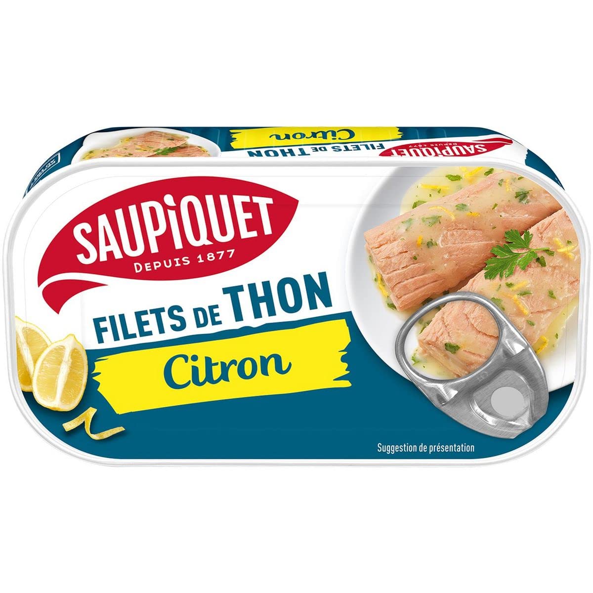 Lot de 3 unités *** SAUPIQUET Filets de thon au citron 115g