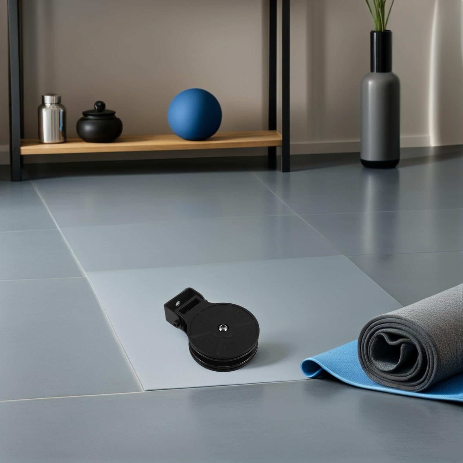 ORFOFE 2 Pezzi Puleggia Sollevamento Fitness per Palestra Dispositivo Puleggia Cavo Silenzioso per Attrezzi Allenamento Braccia per Recupero e Riabilitazione Muscolare