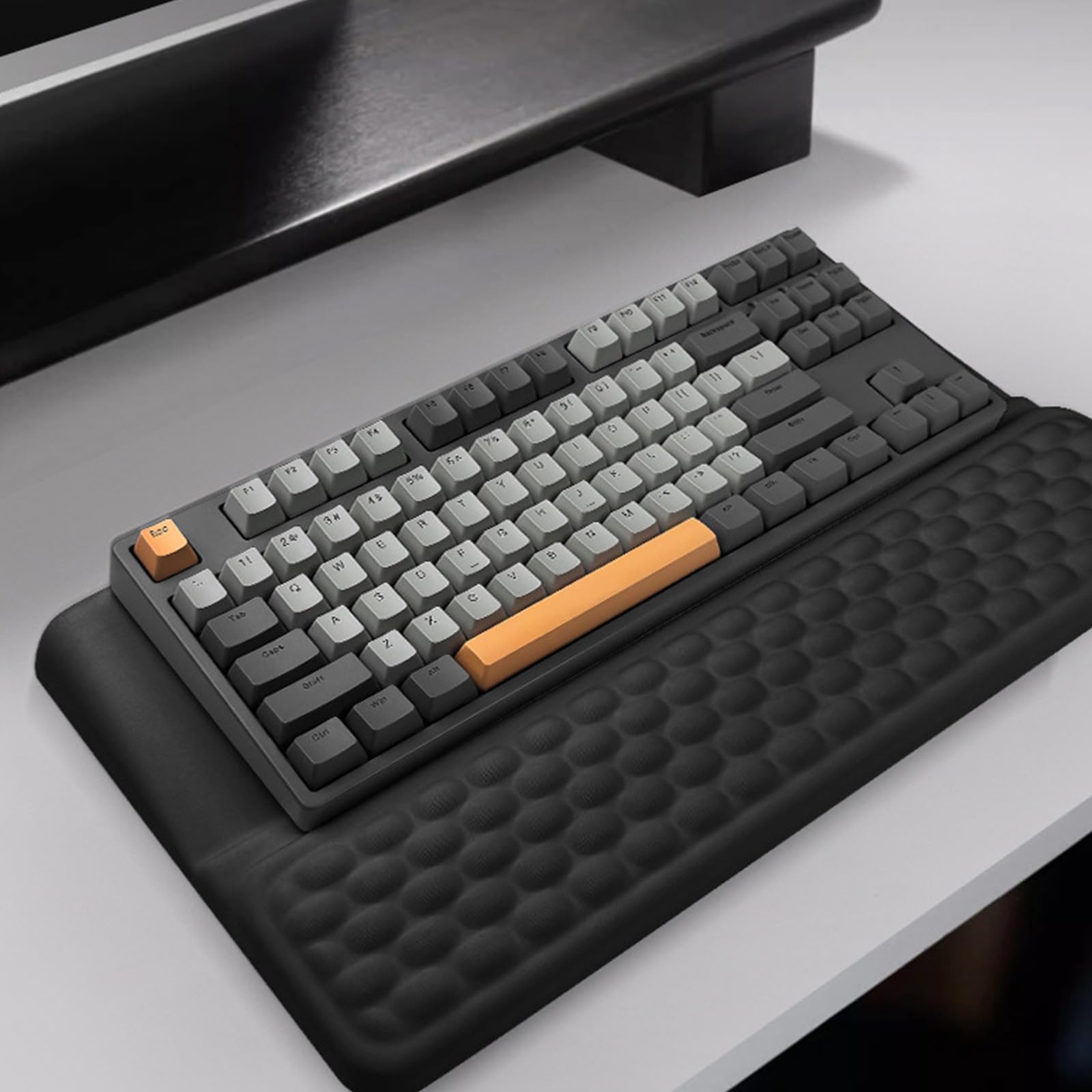 Reposamuñecas ergonómico para teclado, soporte suave para oficina, juegos, teclado, reposamuñecas, funda, accesorios