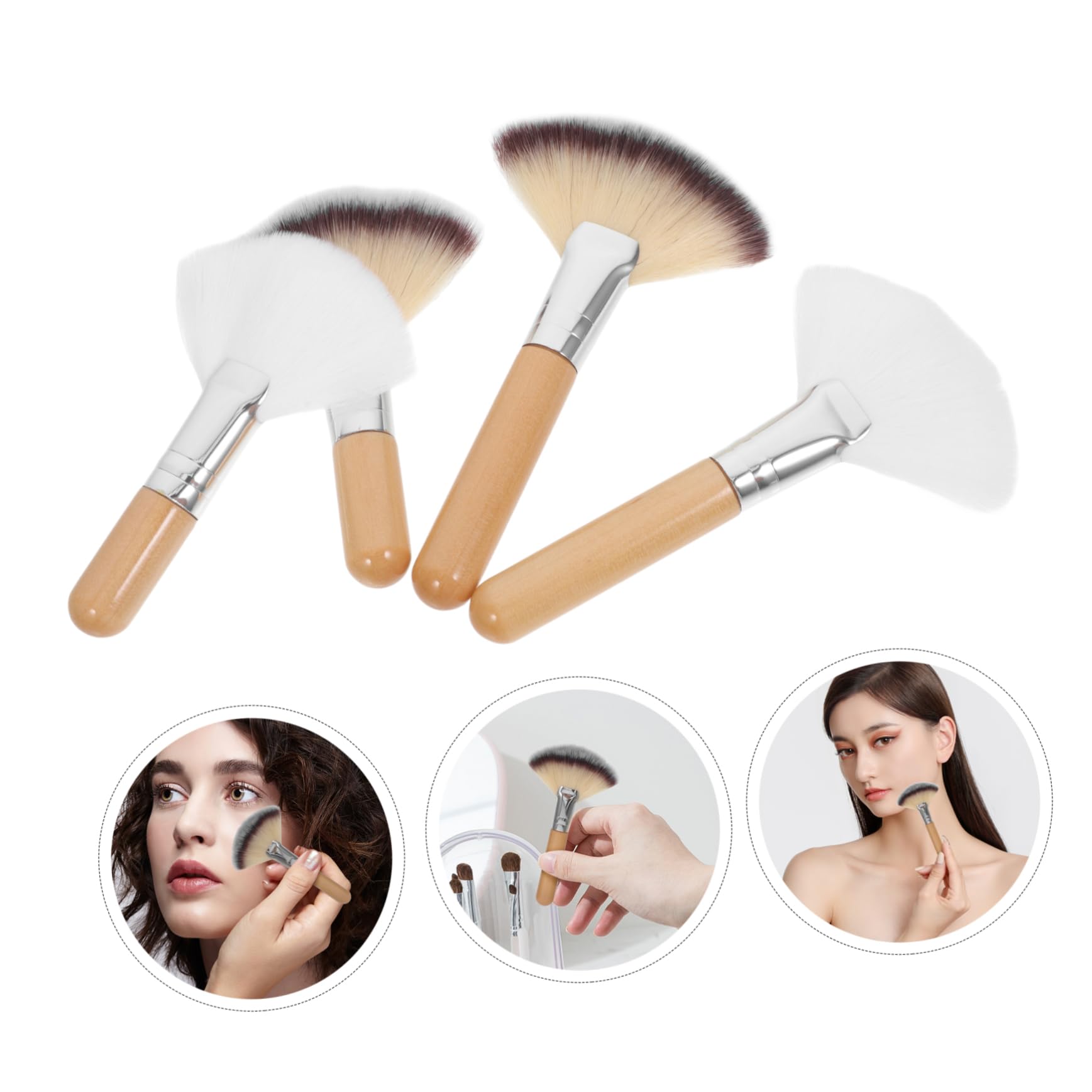 Housoutil 20pezzi Per Applicatore Per e Blush e Setole Morbide Per Contouring e Illuminazione
