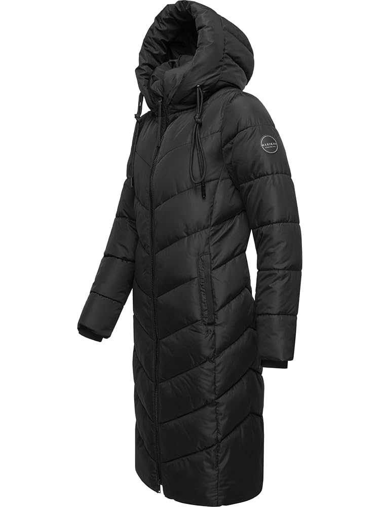 Marikoo Women's Winter Jacket with Hood | Windproof