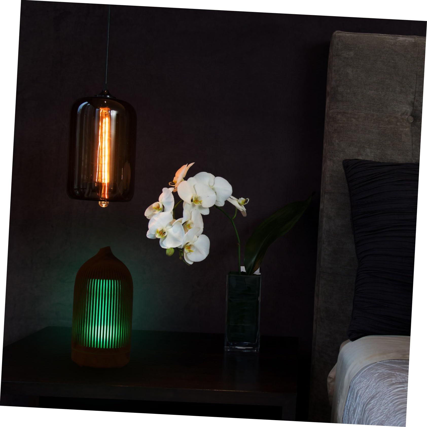 Veemoon 1pezzi Umidificatore Usb Mini Diffusore Per Scrivania Sicuro e Silenzioso Decorazione Per Casa e Ufficio Funzione Spegnimento Automatico