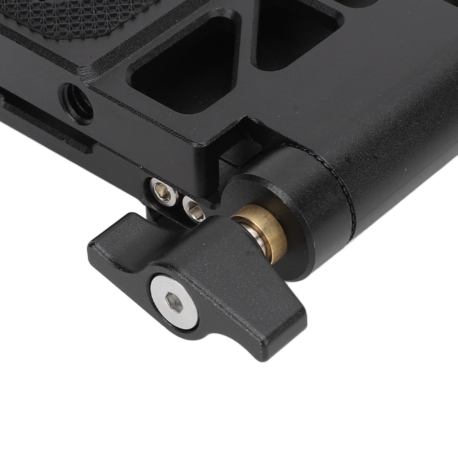 Placa Plegable de liberación rápida con roscas de 1/4 y 3/8 Pulgadas, Adaptador Universal de Montaje para cámara Compatible con Cabezales de Bola de trípode y estabilizadores,