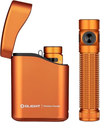 OLIGHT Baton4 Premium Edition EDC Flashlights 1300 Lumens with Type-C Charging Box Bundle with 1600 Lumens Rechargeable EDC Flashlight with Magnetic & USB-C Dual Charging and Tail Switch
