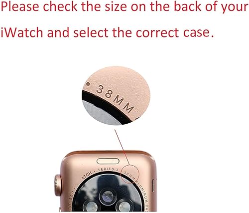 Miniatura 7 de Secbolt Funda compatible con Apple Watch de 1.496 pulgadas con protector de pantalla de vidrio templado integrado - Funda protectora completa para