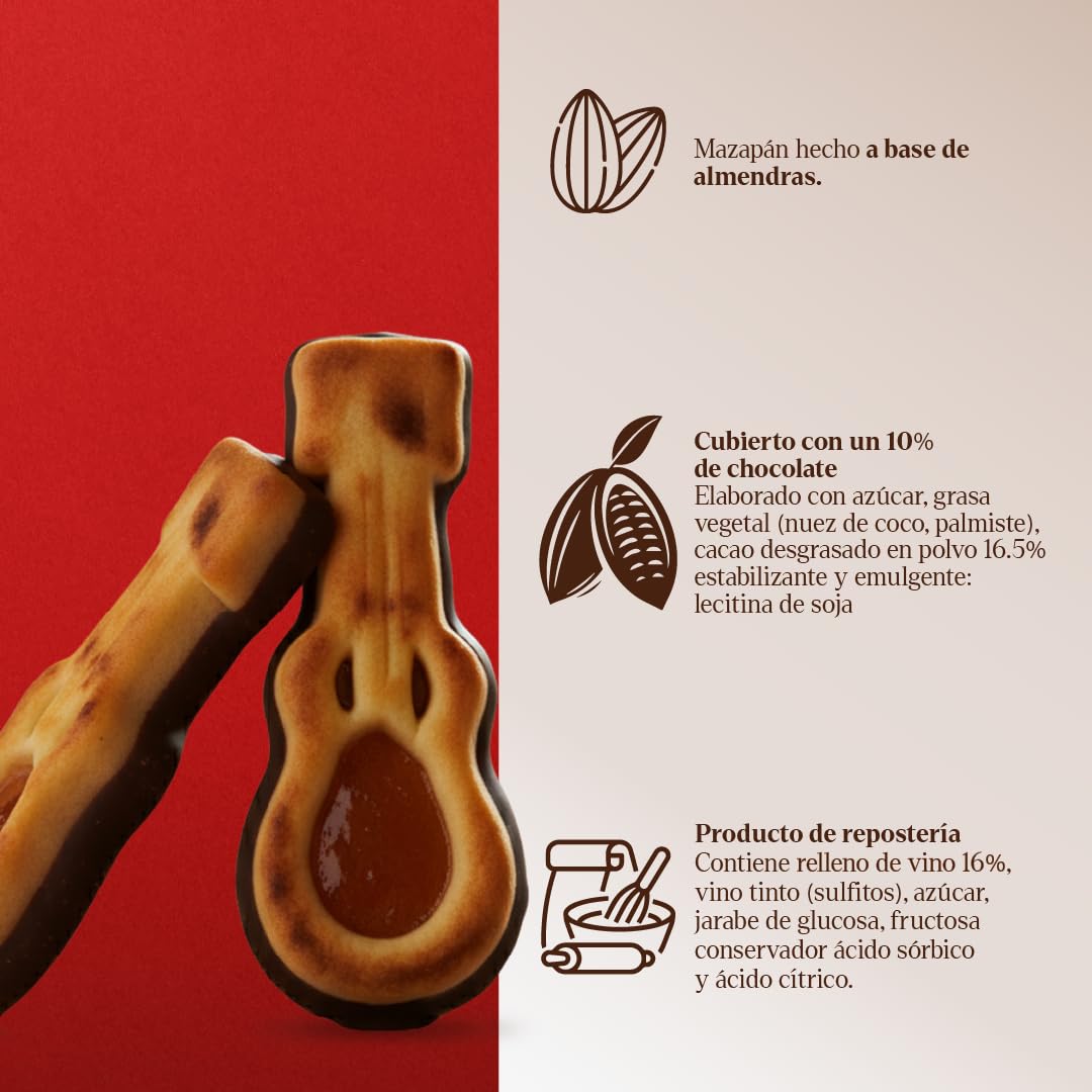 LAPASION - Mazapán al vino con chocolate | 2 Kg