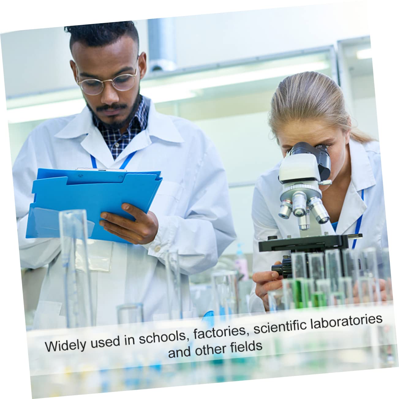 Support Comparateur et Collier de Serrage Métallique en Fer pour Laboratoire Plusieurs styles Tige de Support pour Expériences Chimiques Précises