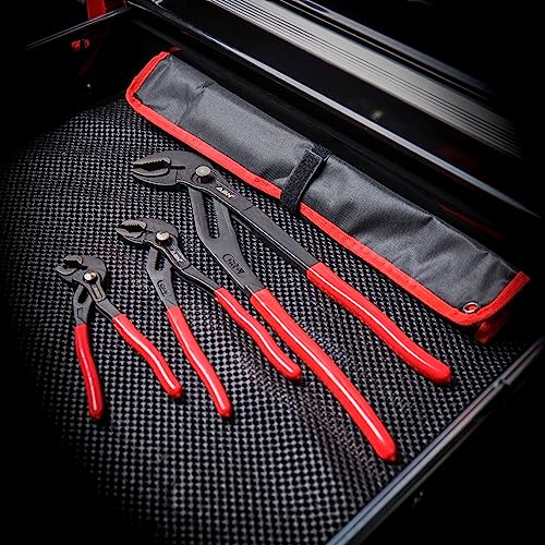 Abn Large Slip Joint Pliers - 3 Piece Alligator Pliers Set With 7, 10, And 16In Length For Plumbing Auto And Heating #TOP3
