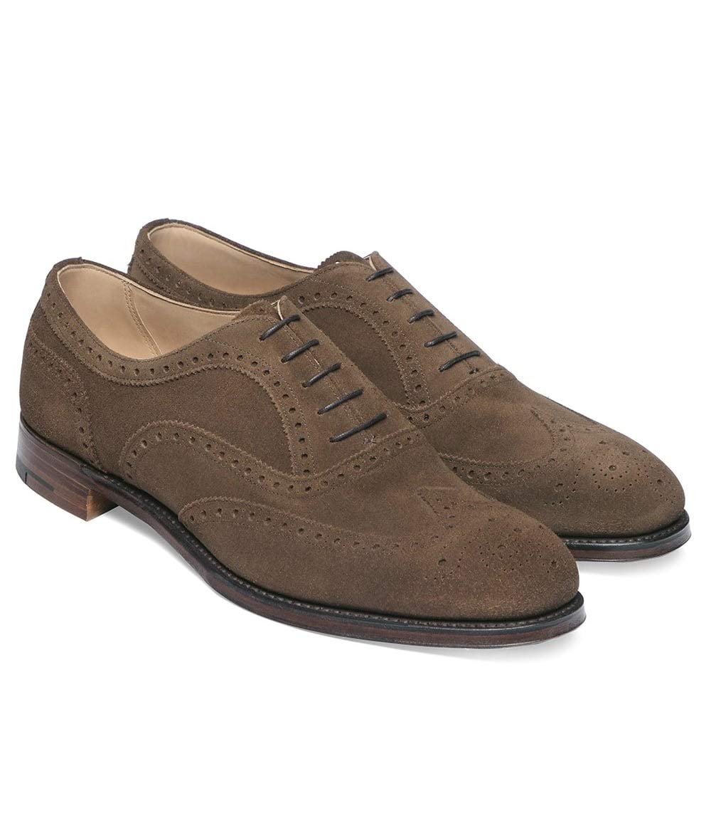 Joseph Cheaney & SonsCheaney Men's Handcrafted Arthur III Oxford Brogue Shoes in Plough Suede