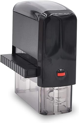 Miniatura 2 de ZIGEL - Sello de dirección de retorno personalizado, sello de goma autoentintado, 3 líneas, elige entre 15 colores de tinta