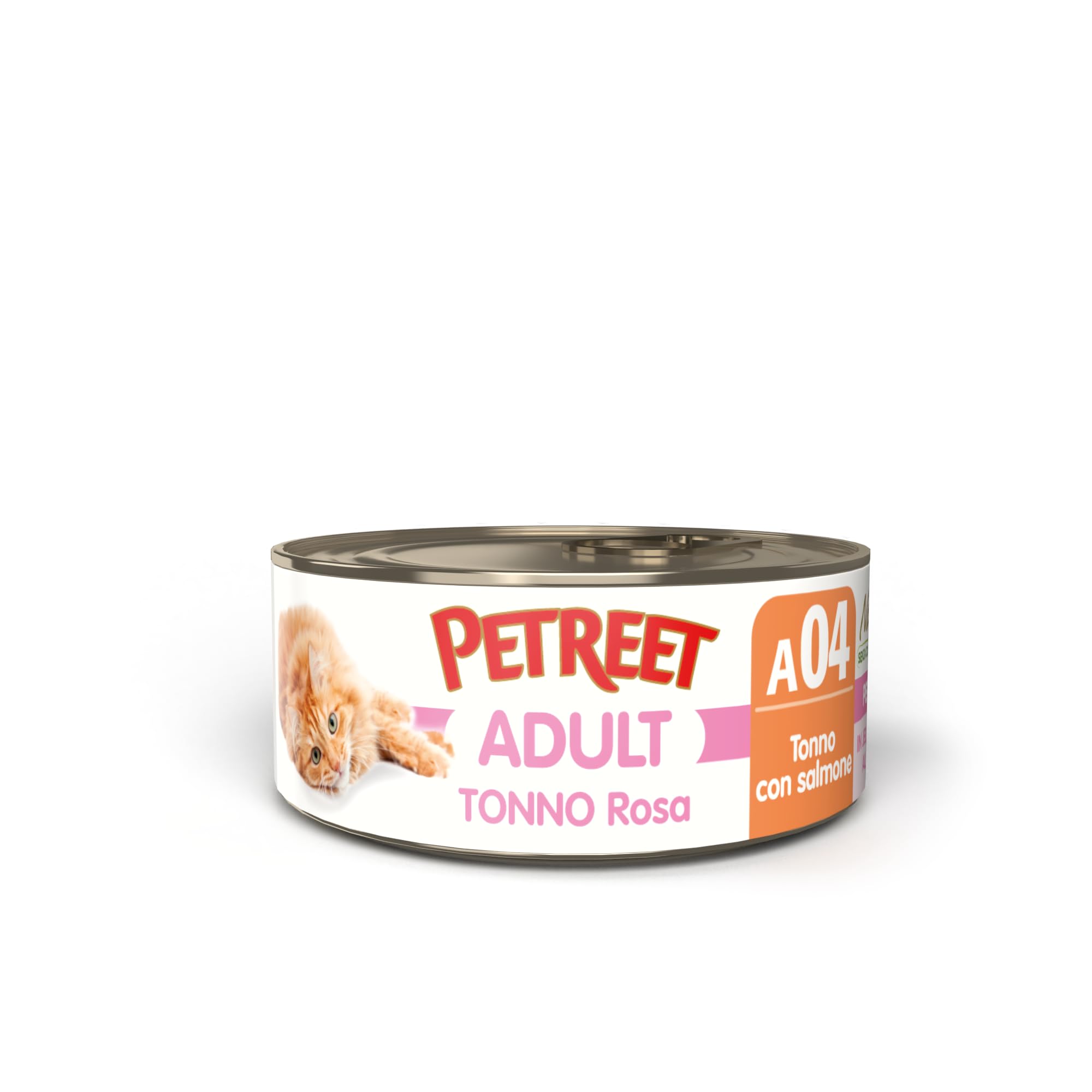 Petreet Natura Tonno Rosa Salmone - Confez. da 48 Pezzi x 70 gr