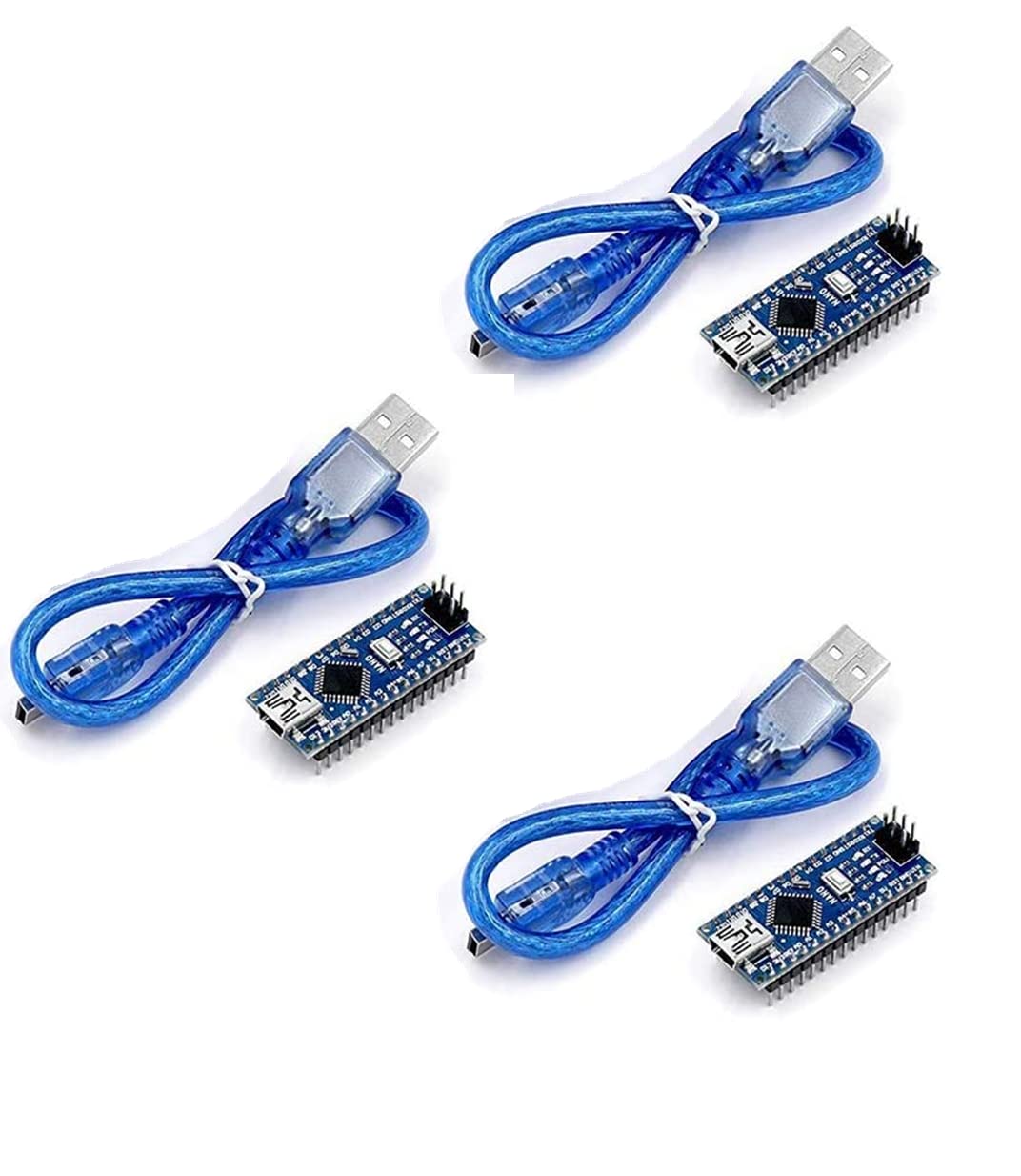 Scheda Arduino Nano V3.0 (ATmega328P) Con Interfaccia CH340G - Mini USB Scheda Arduino Nano V3.0 (ATmega328P) Con Interfaccia CH340G - Mini USB