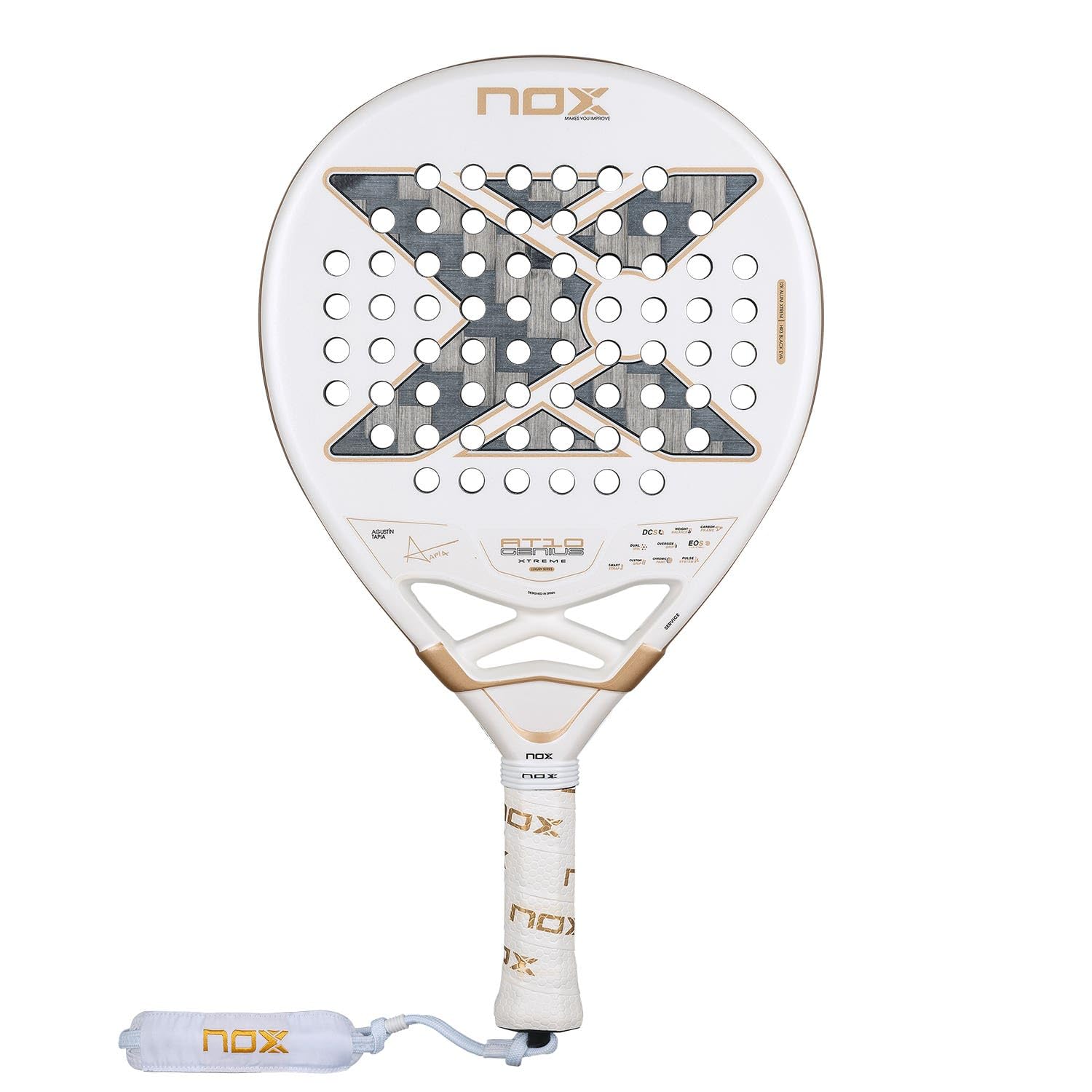NOX Racchetta Padel At10 Genius 12K Unica