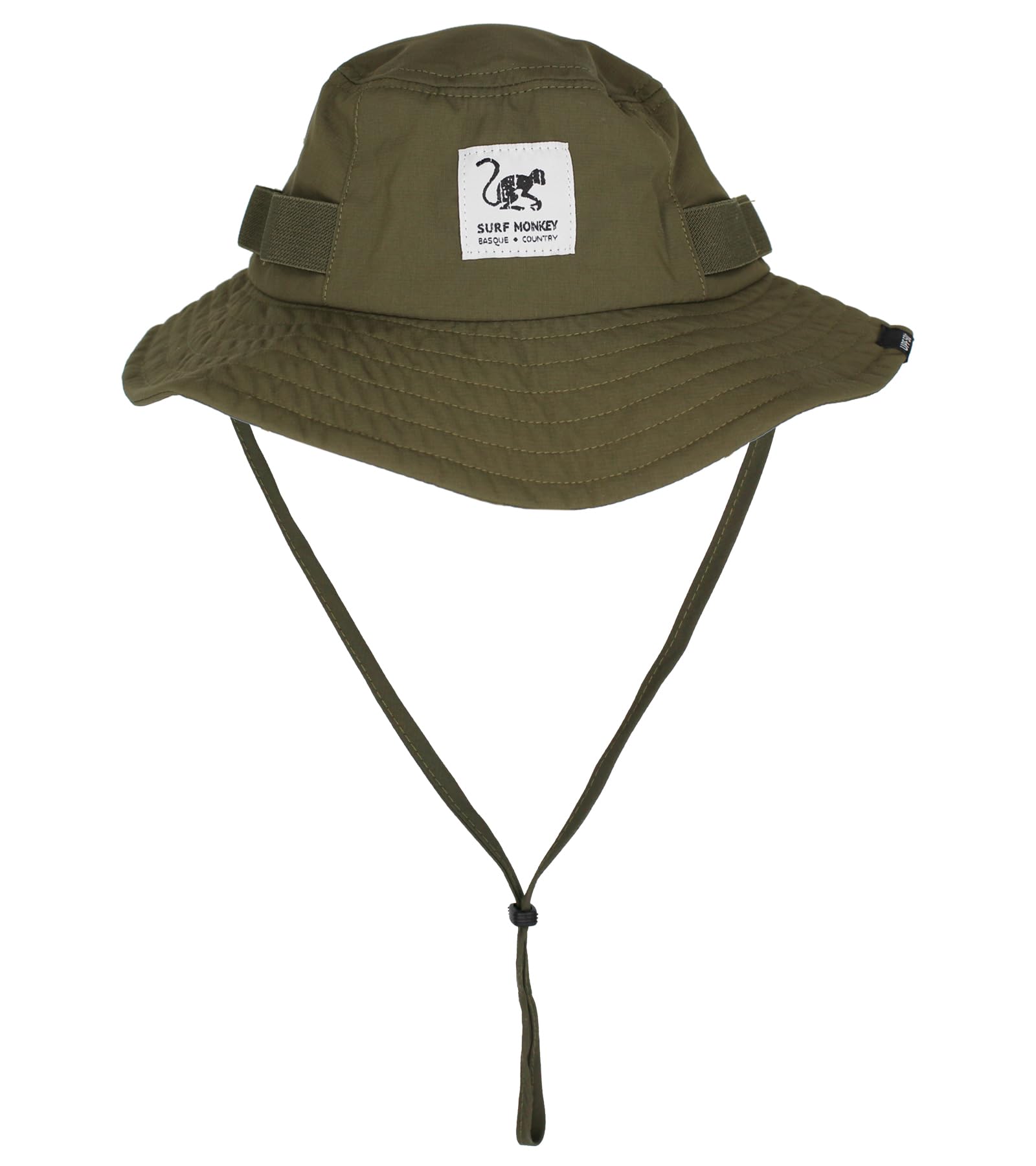 Chapeau Safari avec corde amovible, Upf50, imperméable, recyclé, taille S/M et L/XL
