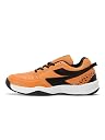 SG Raptor Badminton Shoes for Men | Lightweight Non-Marking Indoor Sports Shoes | Breathable, Anti-Skid & Durable | Ideal for Badminton, Pickleball, Padel, Court & Indoor Tennis | Neon Orange/Black gallery image