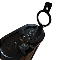 Vista 5 de Secure Sharps - Recipientes de bolsillo para objetos Sharps pequeños, 8.5 fl oz, negro (caja de 100)