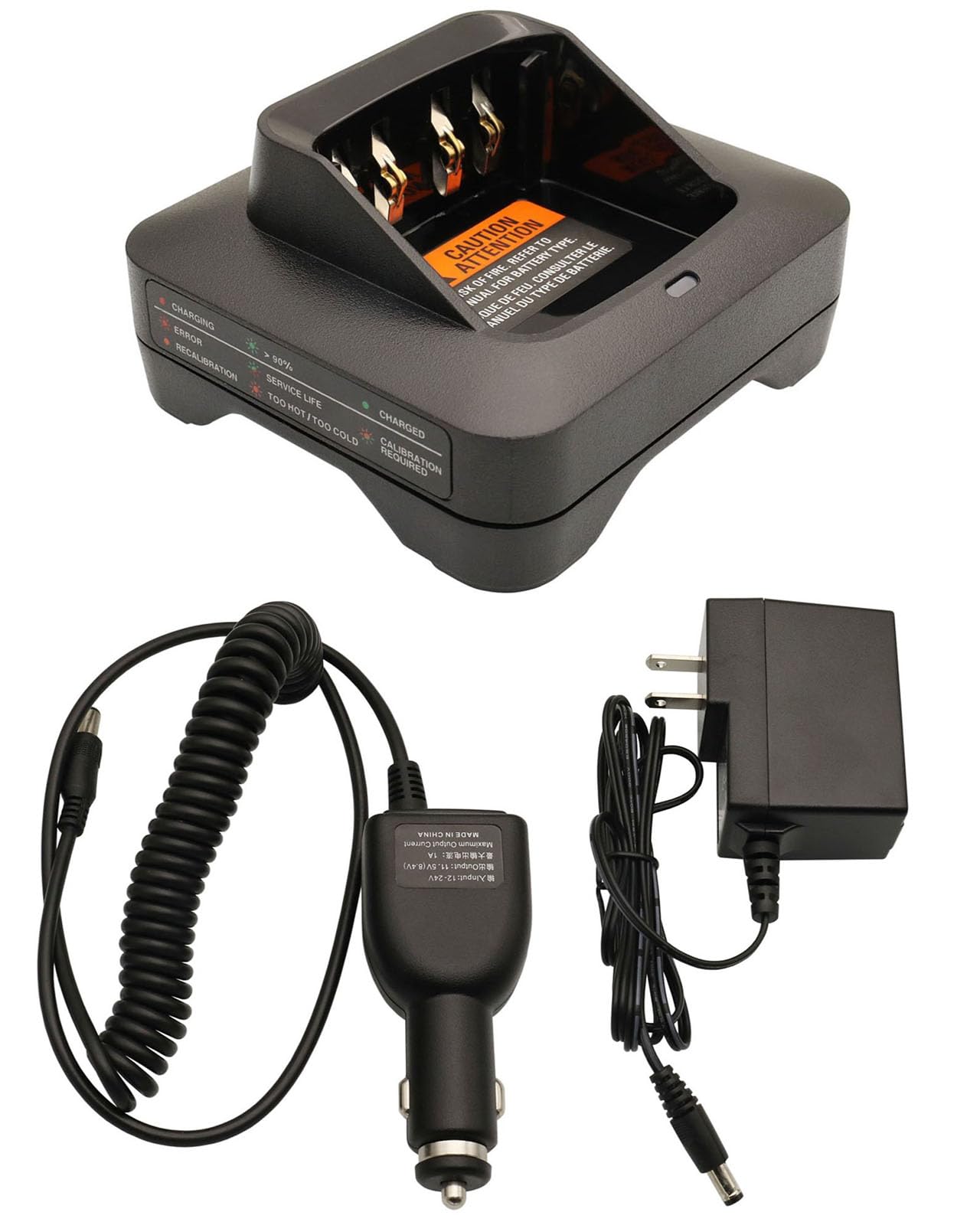 PMPN4527A - Caricatore rapido da auto DC 12 V/24 V, compatibile con Motorola R7, XPR3300e, XPR3500e, XPR3300, XPR3500, XPR7550e, XPR7350e, APX4000, R5, PMNN4409AR, PMNN4491A, PMNN4491A N4493 A