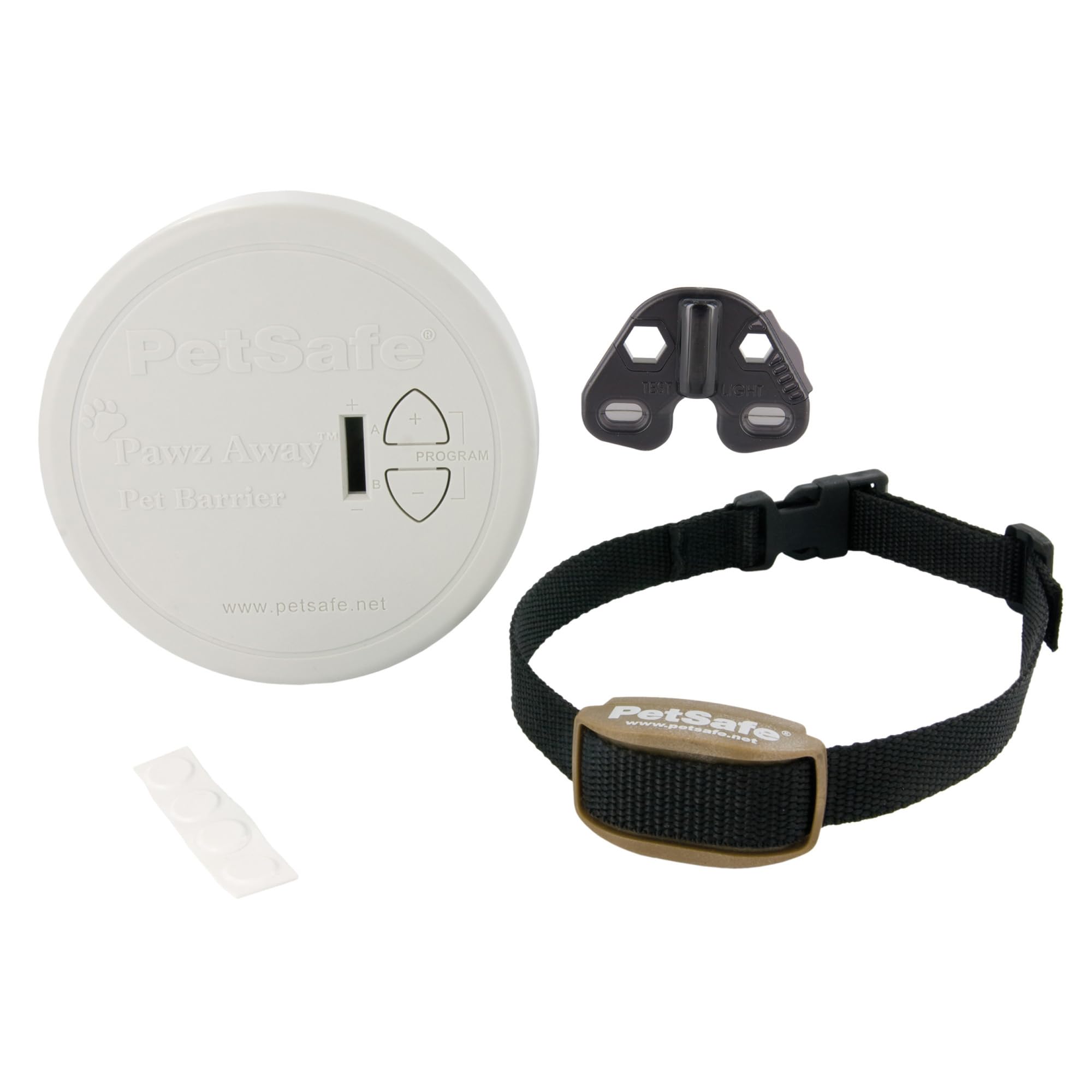 PetSafe Pawz Away Indoor Pet Barrier - Battery-Operated Indoor Invisible Containment Area with Adjustable Compatible Collar - Easy Setup for Furniture Protection