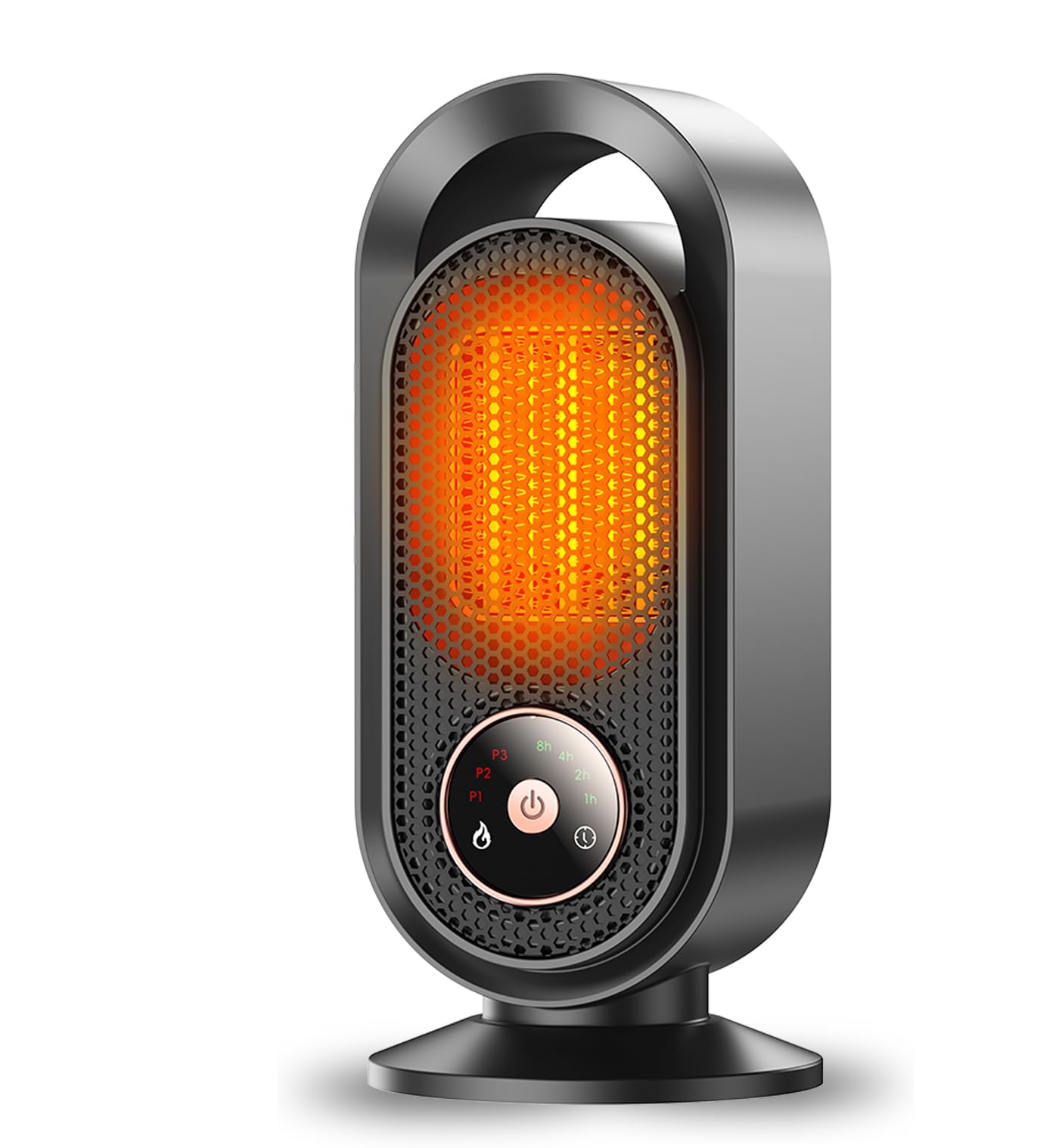 Chauffage d'appoint economique 1500W PTC avec protection anti-basculement et surchauffe