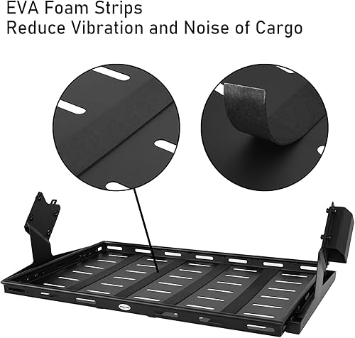 Vista 44 de u-Box Bronco - Cesta de carga de aluminio compatible con Ford Bronco 2021 2022 2023 2024 2025 4 puertas Hardtop
