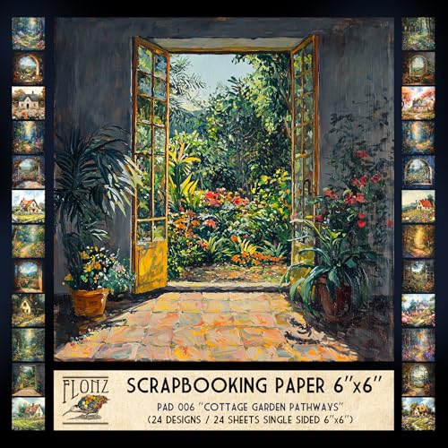 Papier pour scrapbooking 15x15 kit papier créatif paysage
