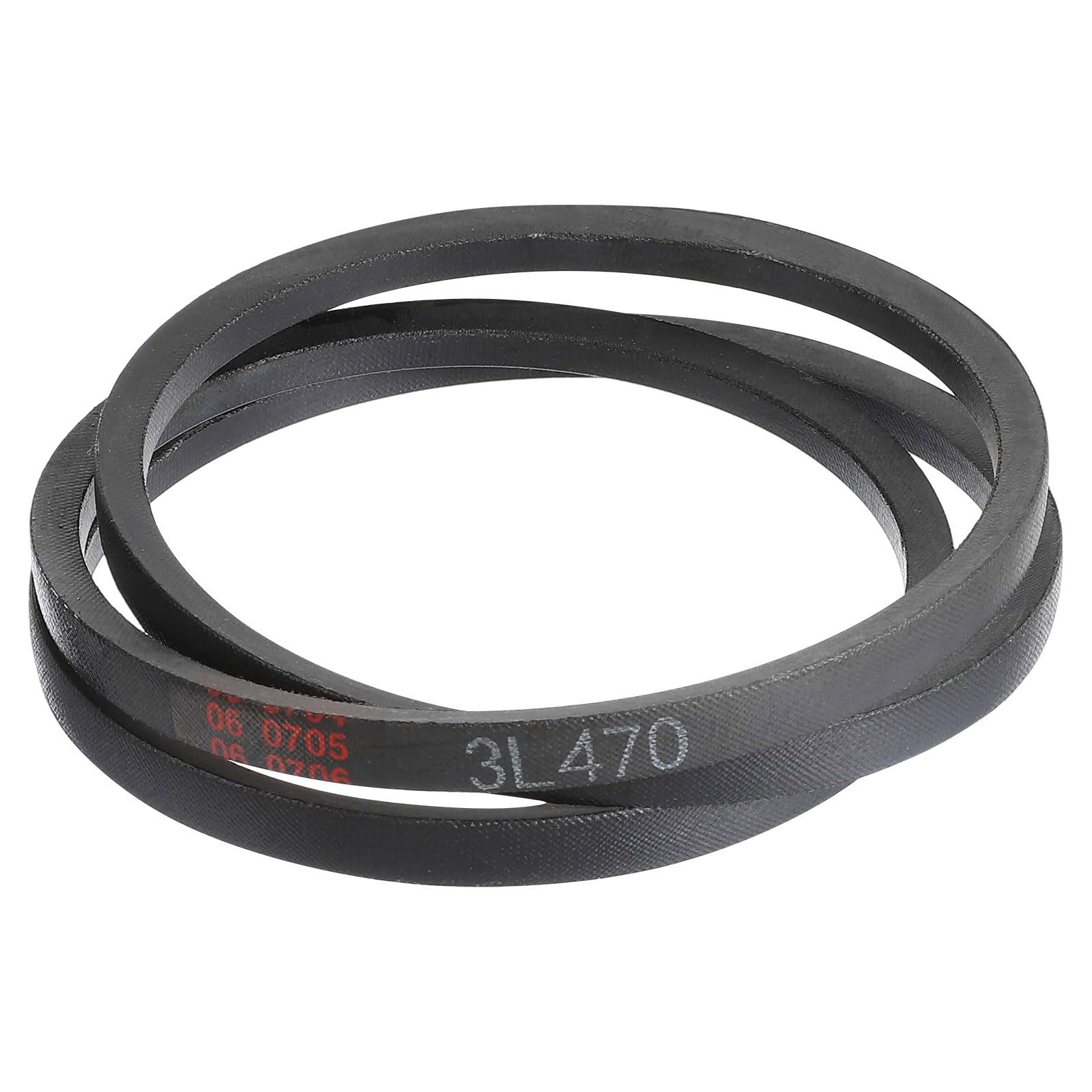 uxcell 3L240 Classic Wrapped Rubber V-Belt, 24"(610mm) Outside Circumference, 3L Profile V Belt 3/8" Width 7/32" Height — view 58