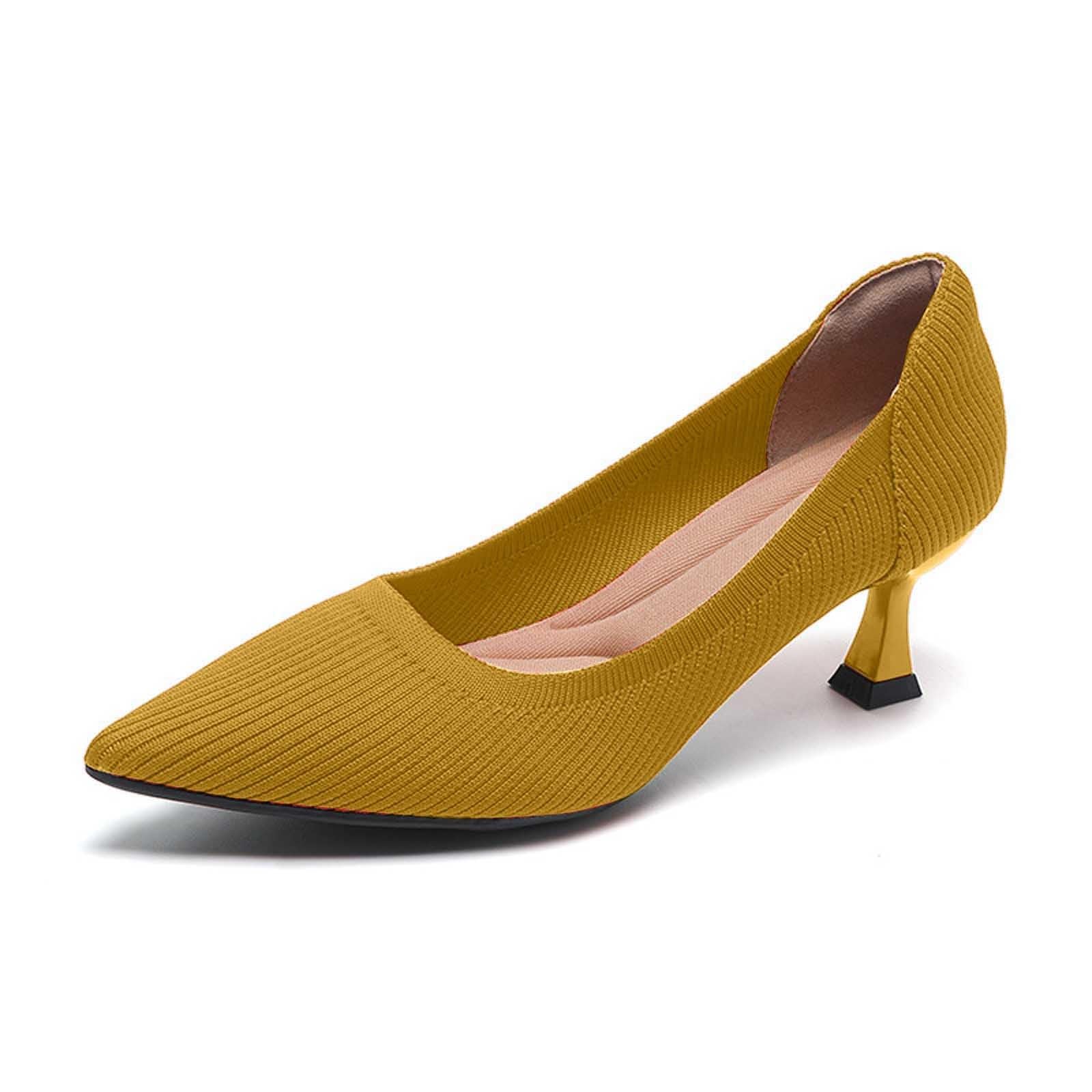 2026 Moda Mujer Zapatos de Encaje Punto Malla Cómodos Zapatos de noche de tacón alto para ropa casual y