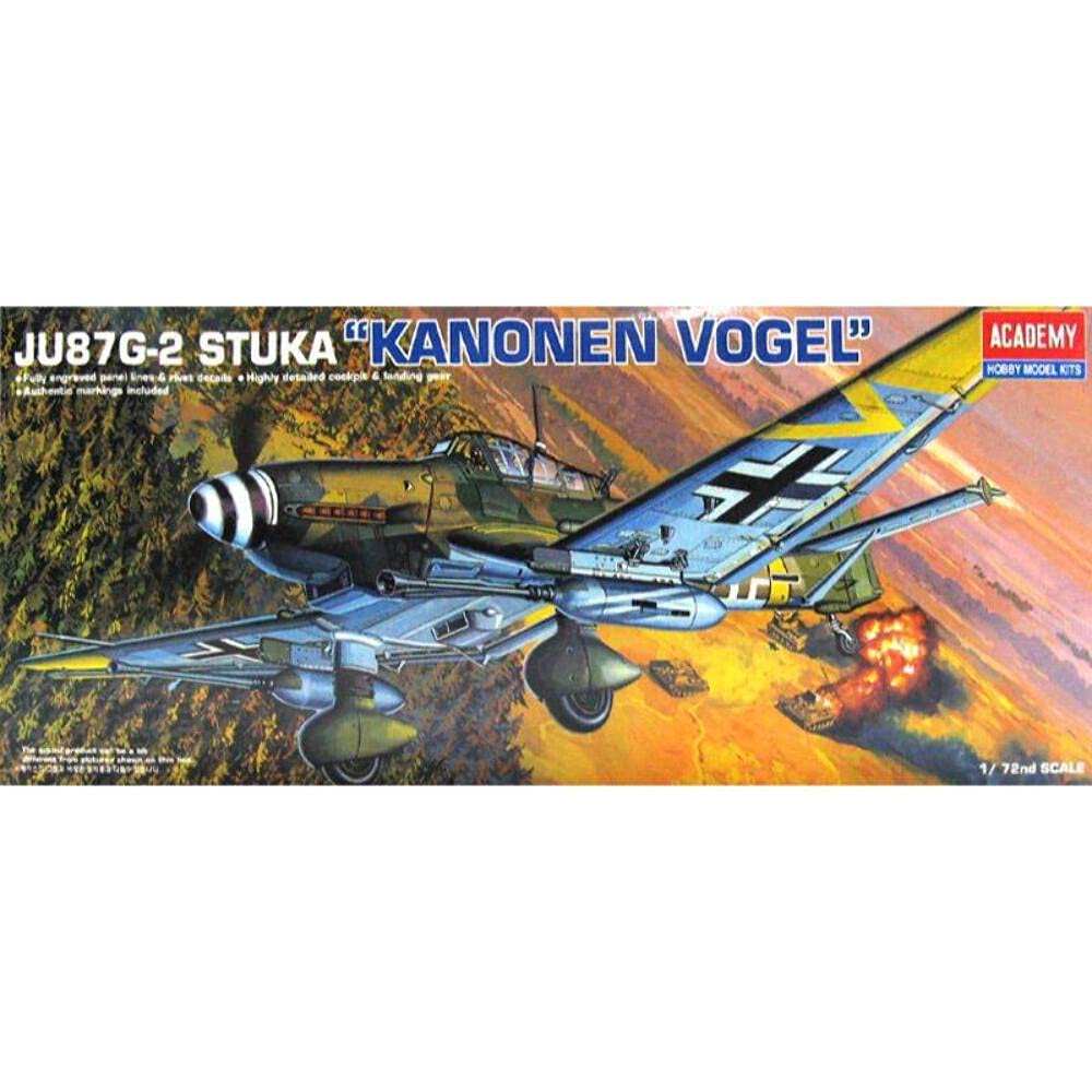 Amazon.com: Academy JU87G-2 Stuka Kanonen Vogel Model Kit : Arts