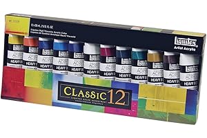 Liquitex Heavy Body Acrylic Paint Set, Classic 12