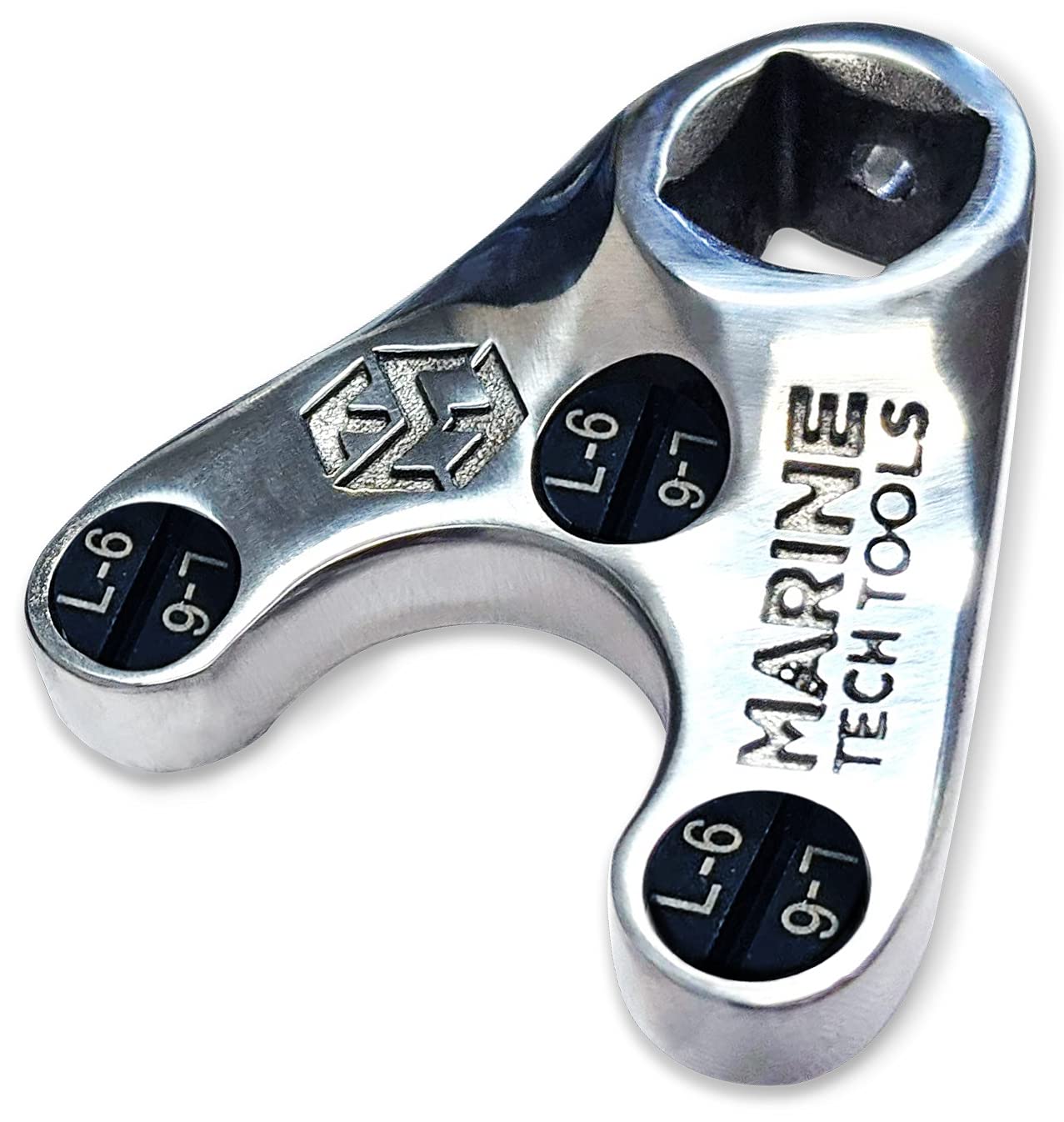 Marine Tech Tools Evinrude E-TEC Single Cylinder Trim Wrench (AMT0004 with L6 Pins), Outboard Trim Pin Spanner Wrench, Trim Caps Fit Evinrude ETEC Single Cylinder