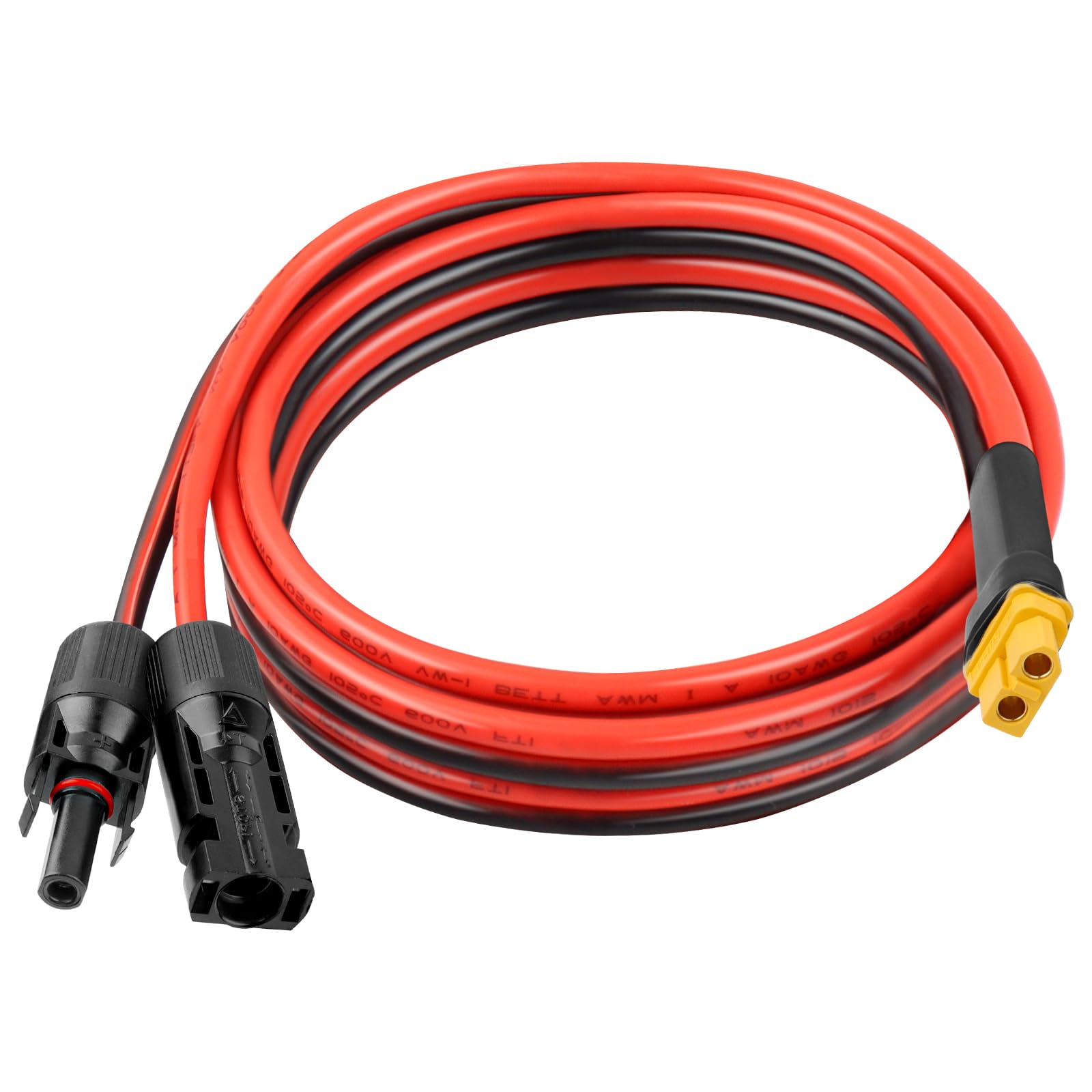 10 AWG XT60 to Solar Cable 6FT