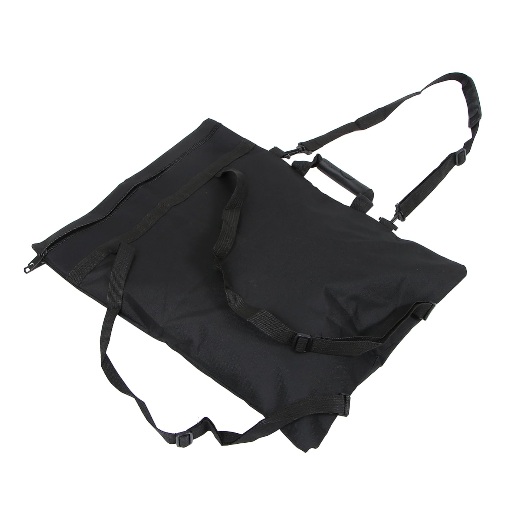 Zeichenbretttasche aus Segeltuch Schwarz mit Tragegriff | Reißverschluss, Leichtes Format, Aufbewahrung für Zeichnungen und Malbretter