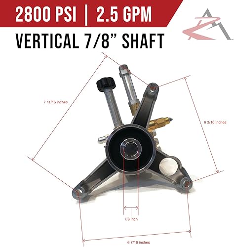 Miniatura 2 de Bomba de agua mejorada para lavadora a presión de potencia de 2800 PSI Troy-Bilt 020489 020489-0 -1 Supplier_id_theropshop, UGEIO150261891569962