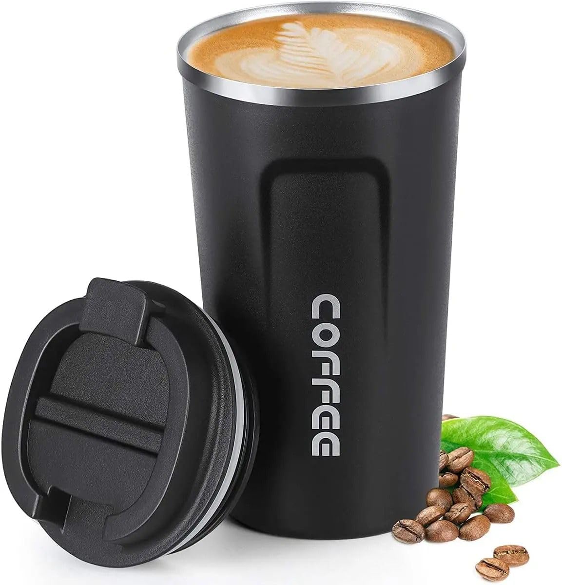 510 ml Travel Mugs,Insulated Coffee Cup with Leakproof Lid,Reusable Coffee Cups