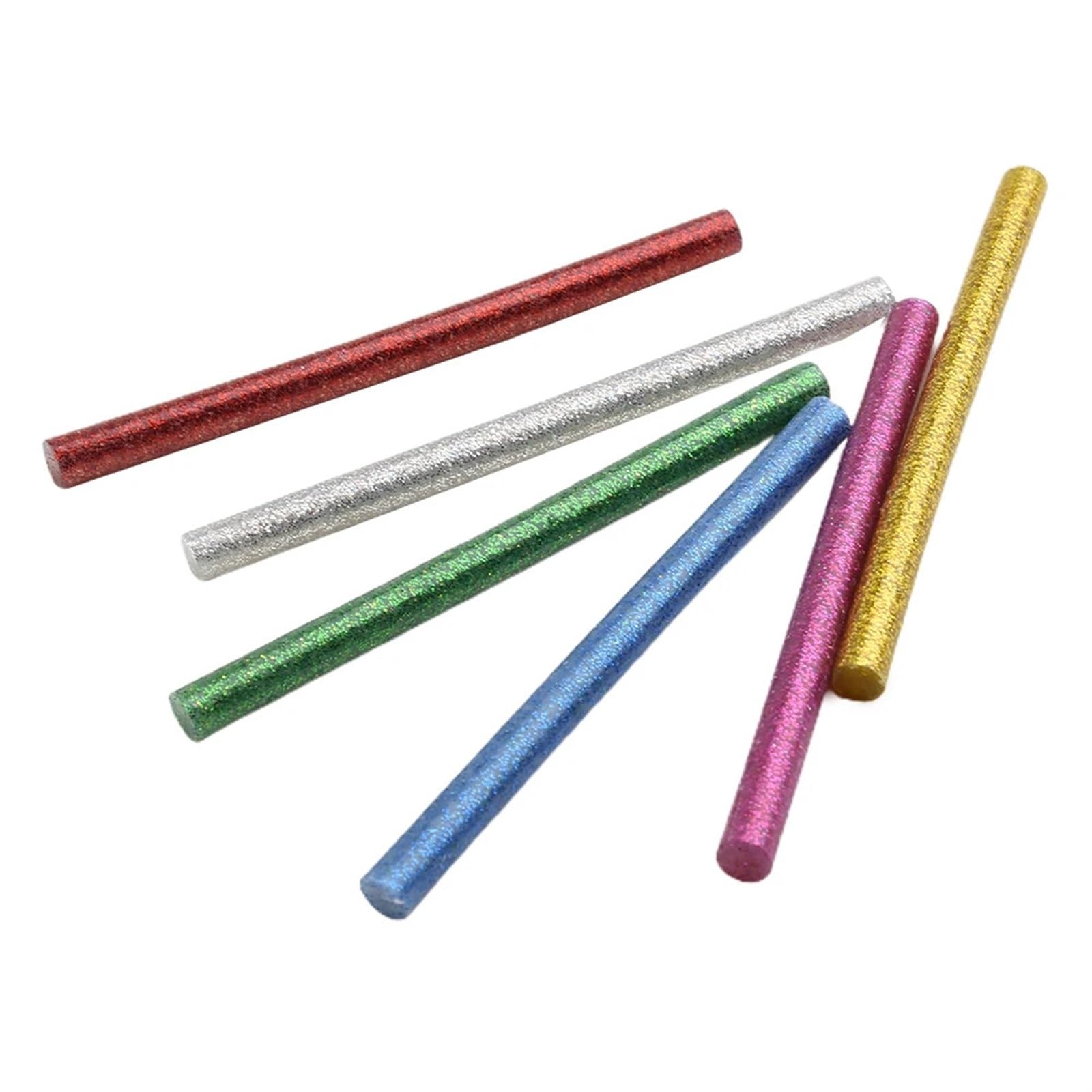HeißKlebestifte 30 Teile/satz Farbige Hot Melt Kleber Sticks 7mm Klebstoff Verschiedene Glitter Kleber Sticks for Handwerk Reparatur FüR Heimwerken Reparieren