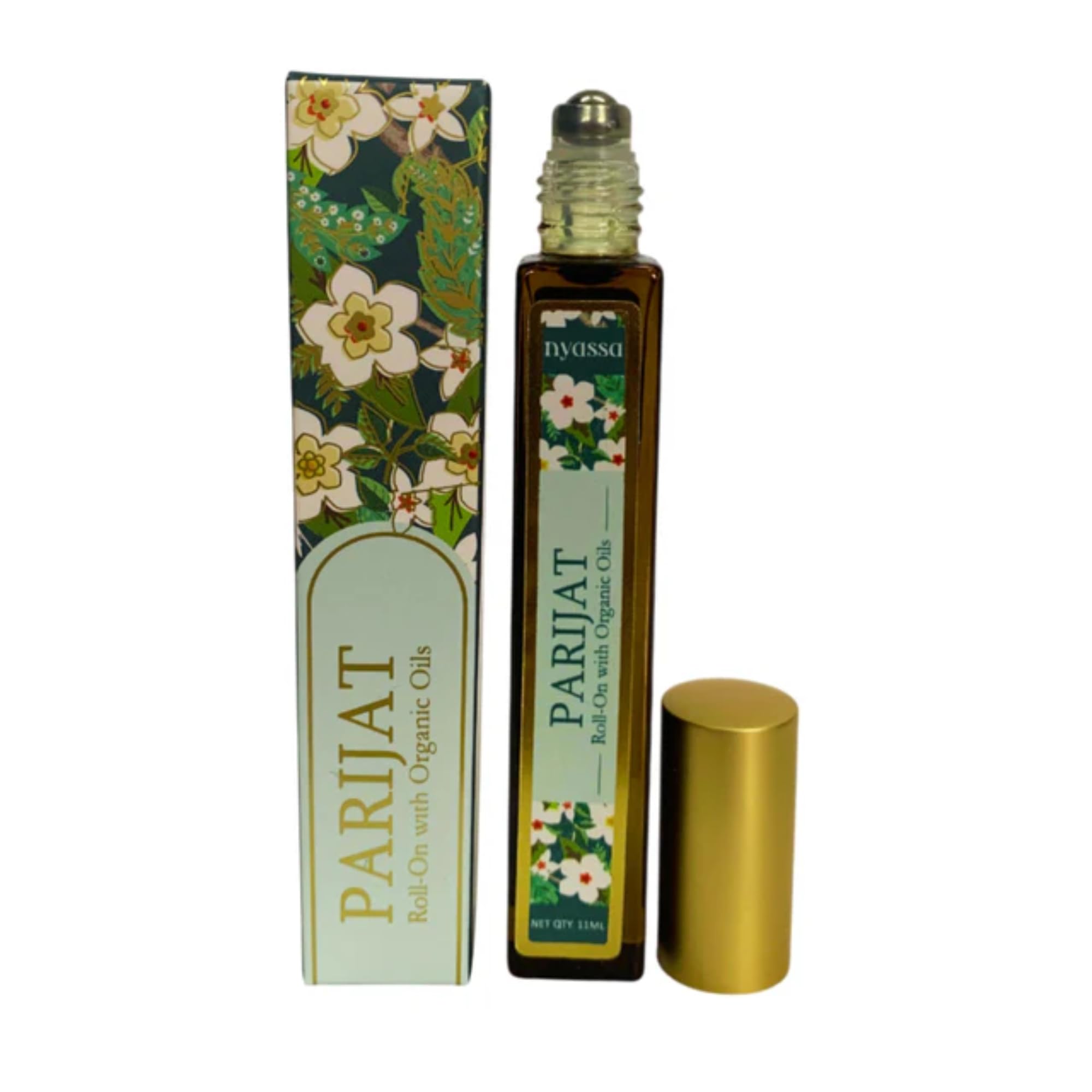 Parijat Roll On with Organic Oils | Organics Cold Pressed Jojoba Oil, Sweet Almond Oil, Fragrance Oil and Vitamin E | 10ml-image-45