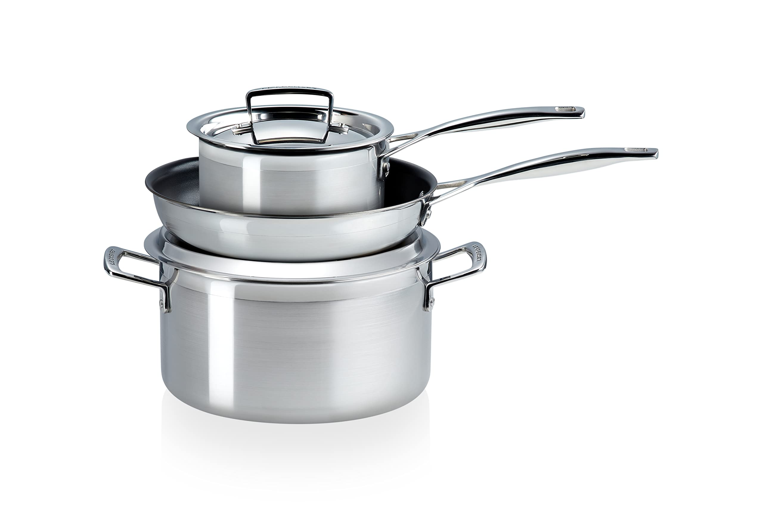 ル・クルーゼ ステンレス鍋3点セット