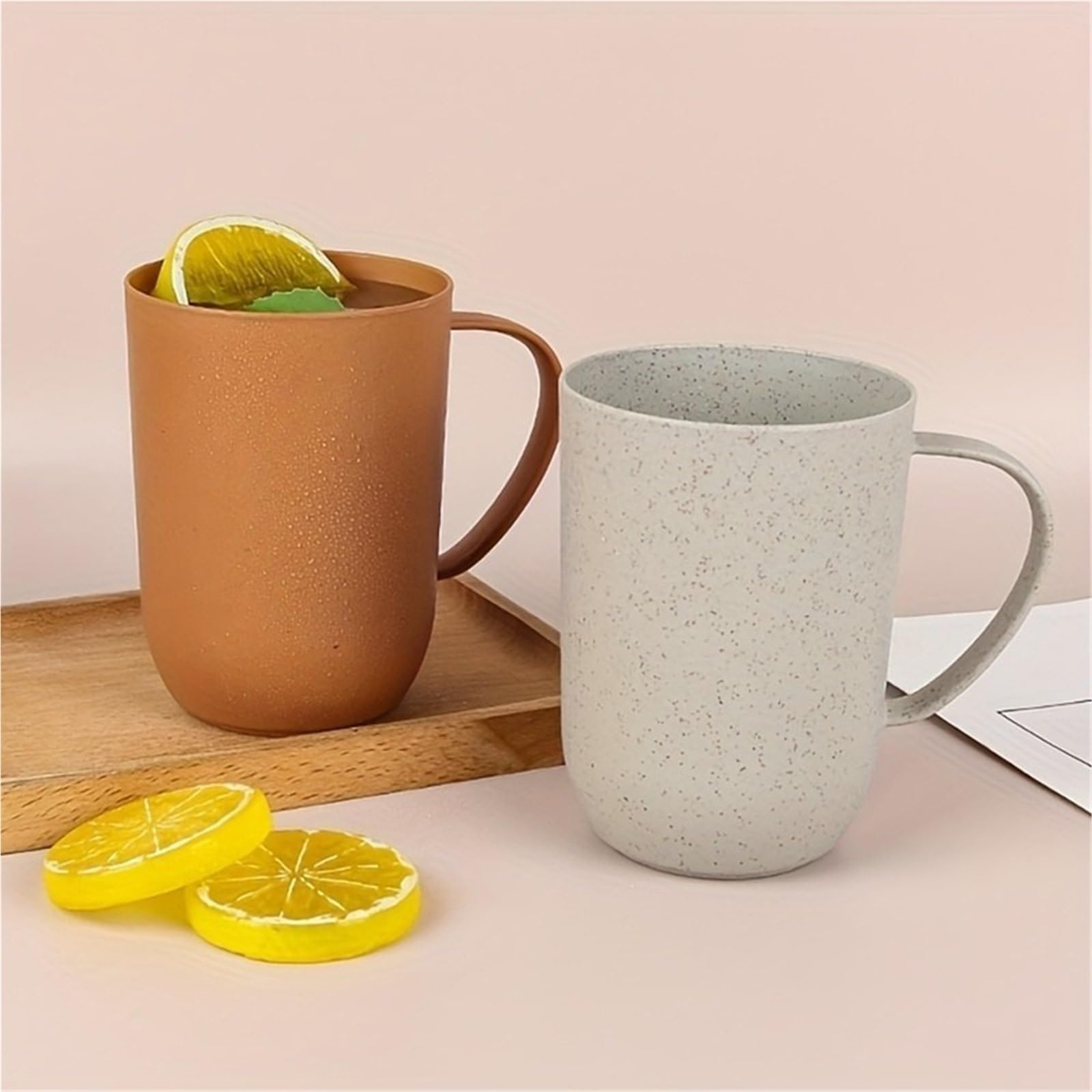 2 Tasses à café réutilisables pour Voyage à Domicile
