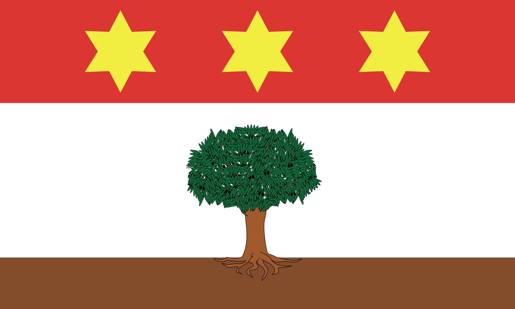 Drapeau Żebbuġ Gozo grand modèle paysage contre la décoloration