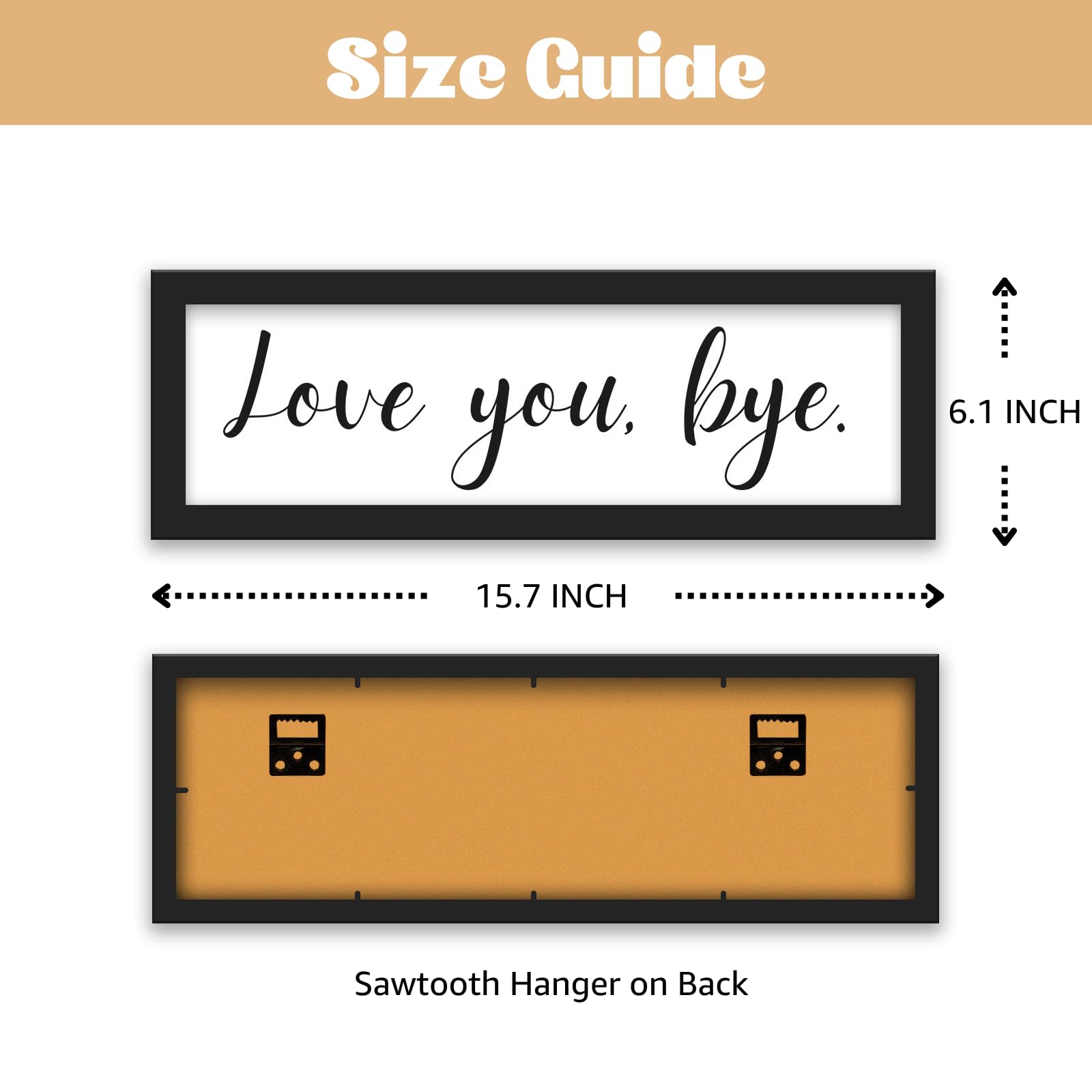 Amazon.com: Love You Bye Sign Above Door - Valentines Day