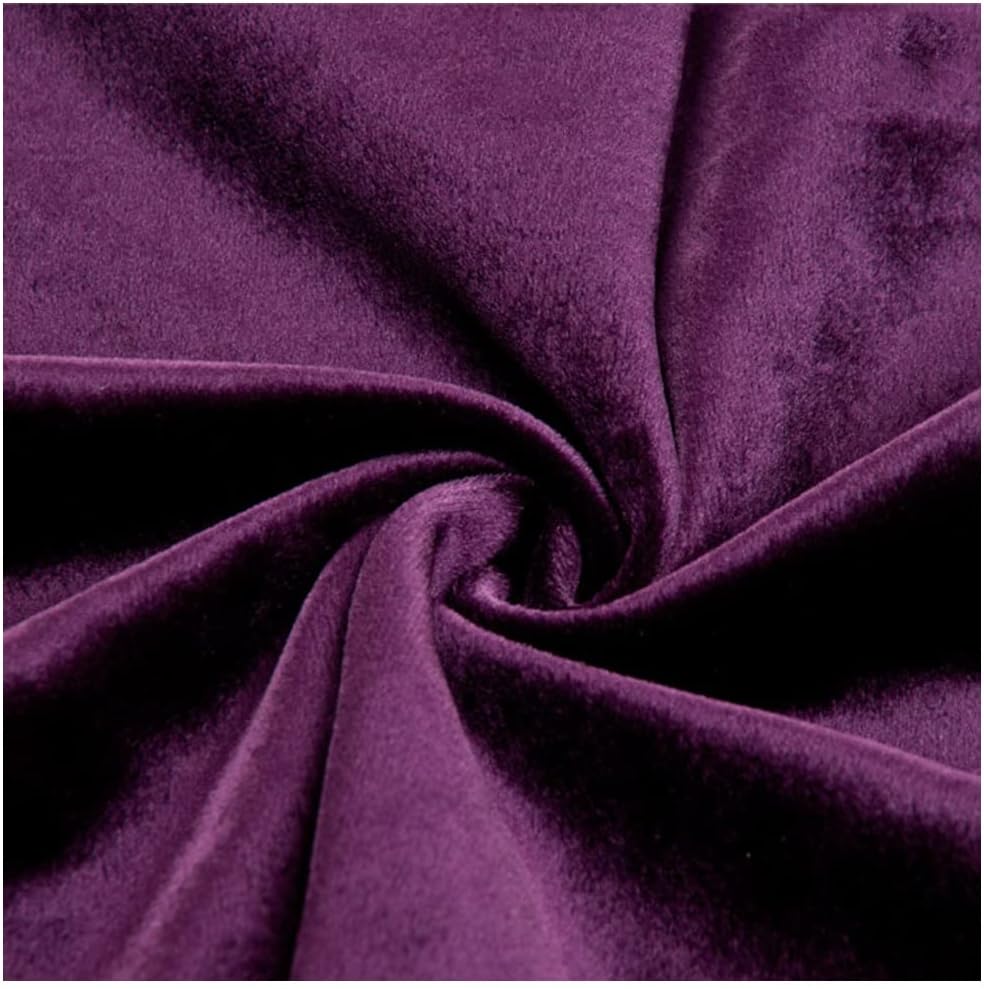 未处理 Velvet Fabric Soft Velour Material Velvet Material for Upholstery Drapery Crafts Costumes Heavy Curtain Material Upholstery Fabric Curtain Soft Furnishings(1.5X1m)