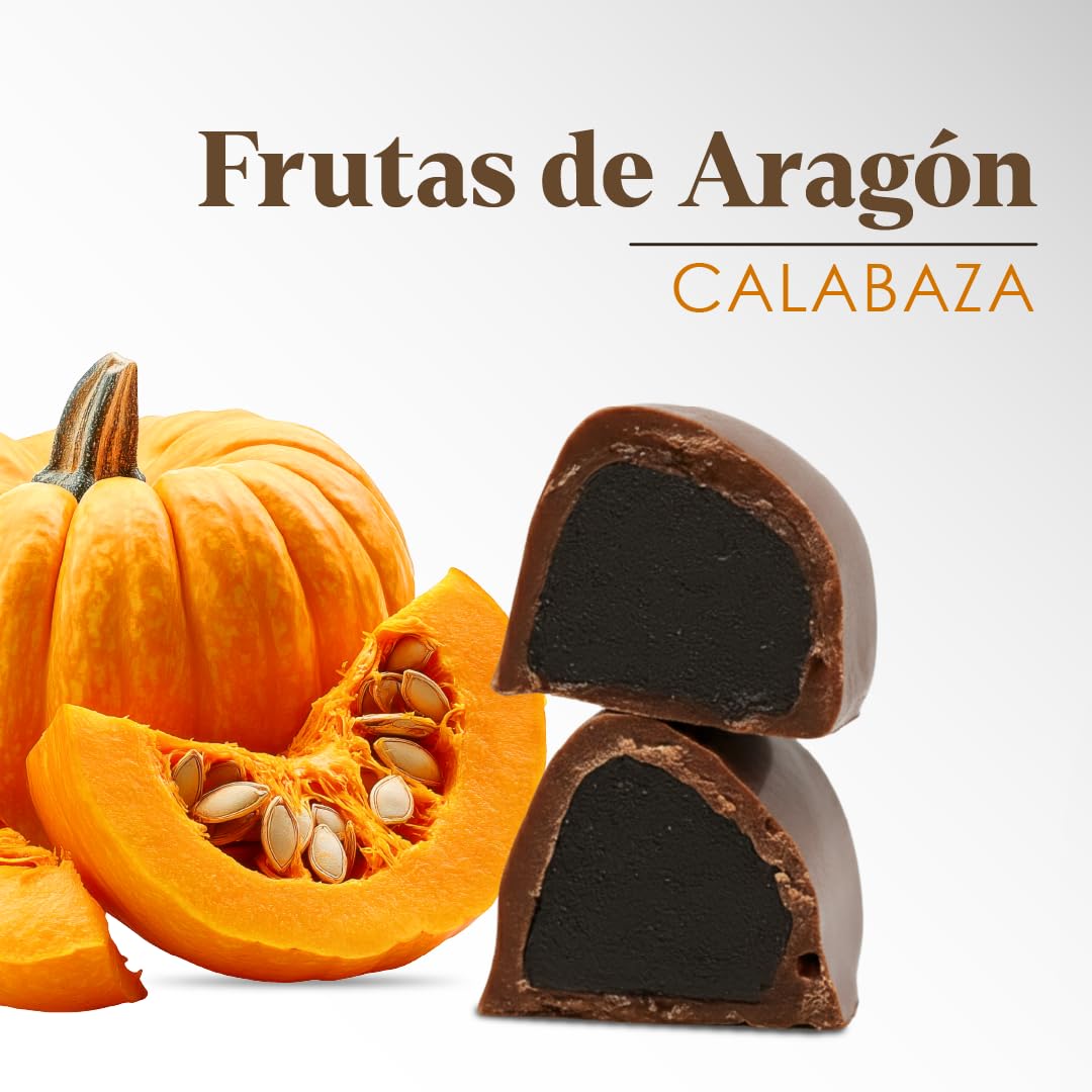 LAPASION - Frutas de Aragón con chocolate | Frutas cubiertas con chocolate | cestas para regalar | Surtidos de Chocolates |fruta confitada | 250g x 2 cestos