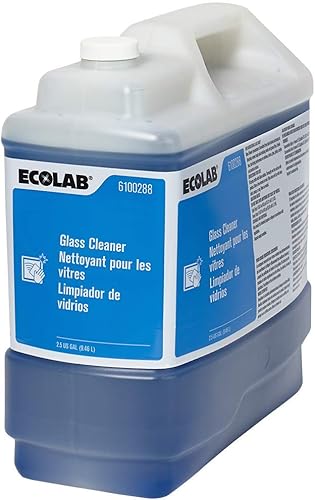 Miniatura 1 de ECOLAB 6100288 - Limpiador de vidrio de 2,5 galones con cierre hermético, 1 unidad por pedido