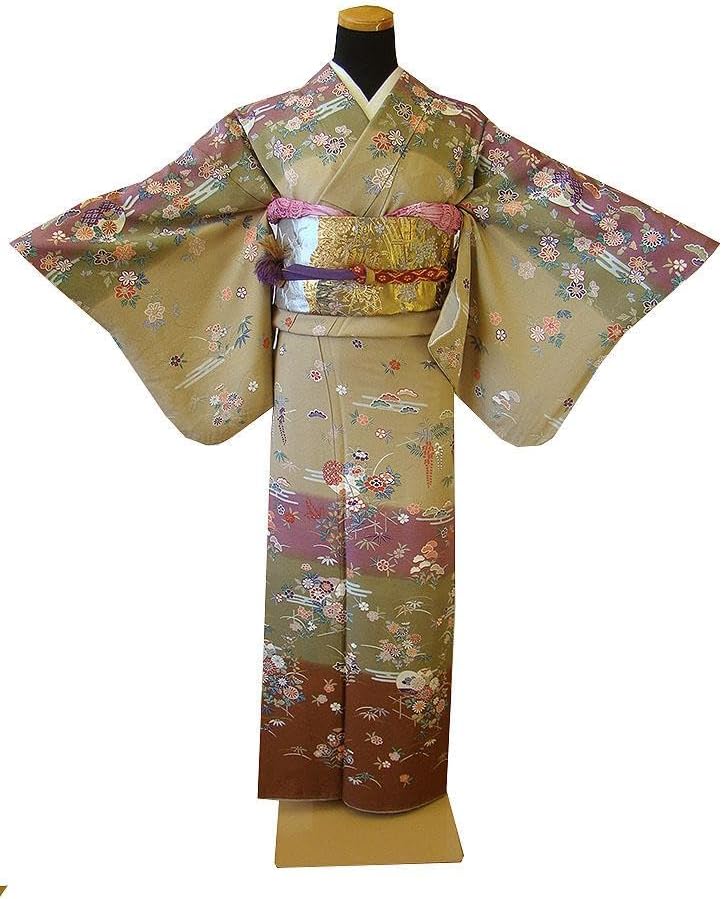 A5 吉祥文様 金糸 亀甲 鳳凰 菊 六通 正絹 礼装用 フォーマルな袋帯 63