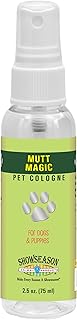 Showseason® Mutt Magic Pet Cologne 2.5 oz For Dogs |Travel Size | Long-Lasting Odor Eliminator | Cruelty-Free | Paraben-Free | Biodegradable | Made in The USA