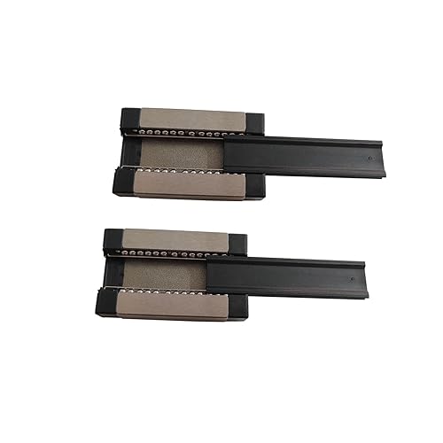 Miniatura 2 de Coavoo MGN9 H Bloque de carro con cojinete de bola Slider Block Estilo largo Negro 2 piezas para 0.354 in MGN9 Carril guía deslizante de movimiento