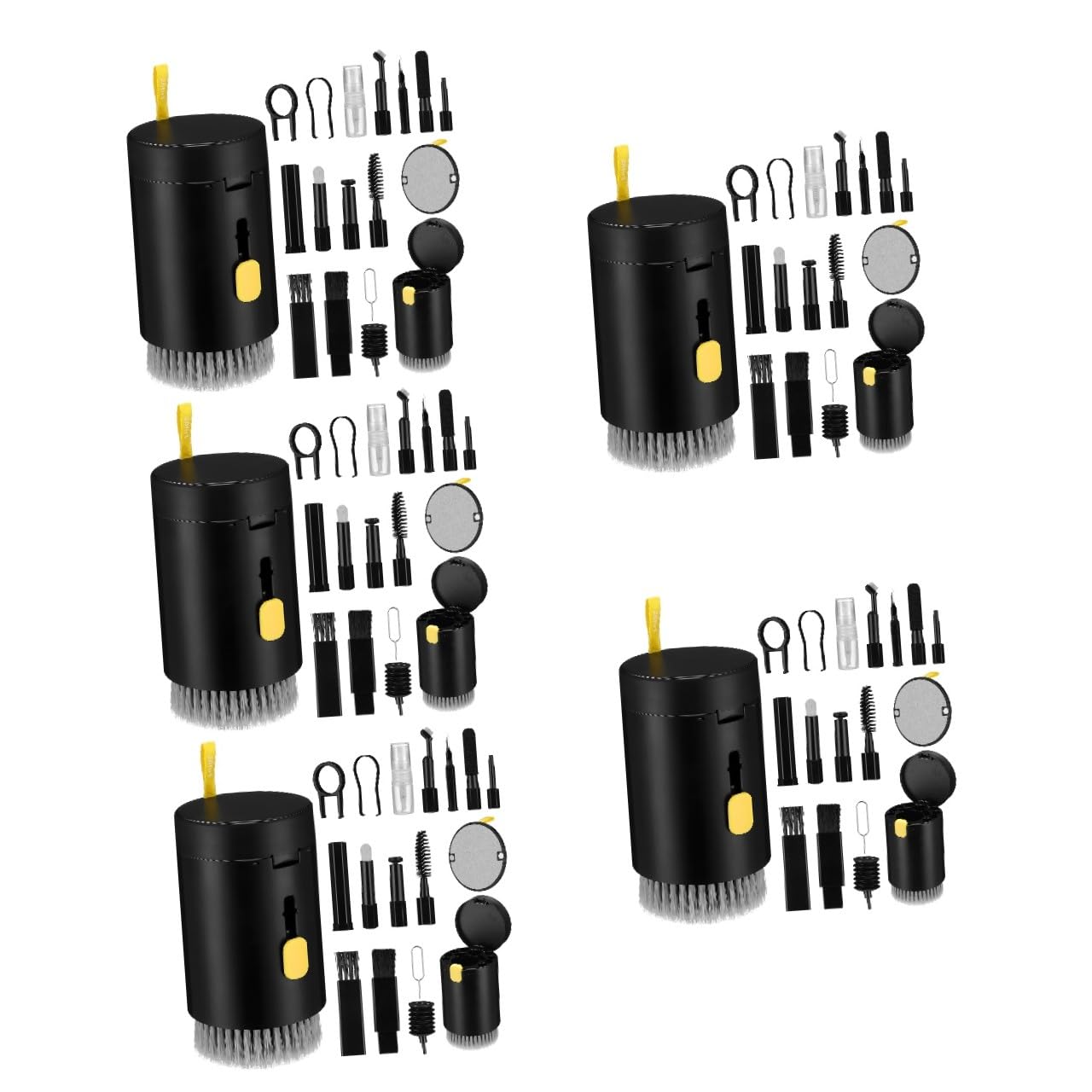HOMSFOU 5sets Kit Di Pulizia Per Dispositivi Elettronici Completo Per Pulizia Di Laptop Obiettivi Fotocamera e Cuffie Accessori Per La Manutenzione Della Tastiera Senza Detergente