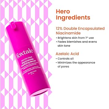 Niacinamide 12% Face Serum with Azelaic Acid for Brightening & Oil Control | Reduces Acne, Blemishes & Acne Marks | Brightens & Smoothens Skin | Face Serum for Women & Men | 30 ml
