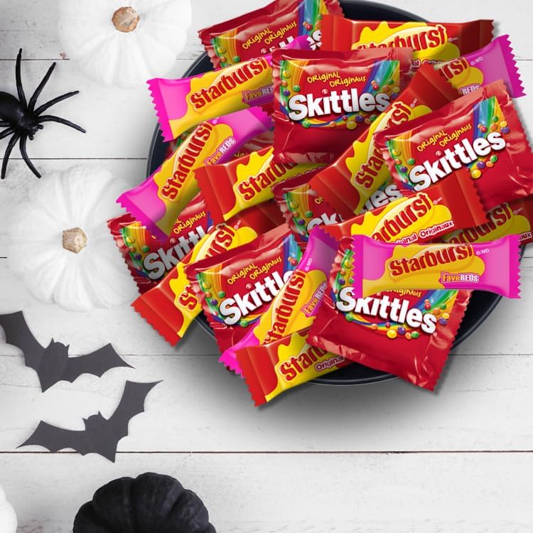 SKITTLES and STARBURST Fruity Halloween Fun Size Candies, 90 count - Image 5
