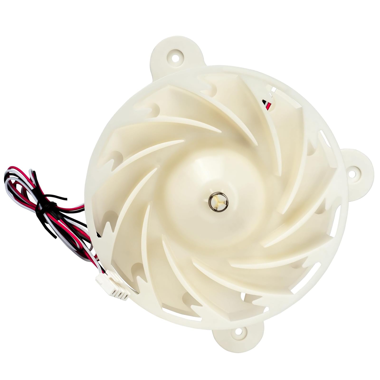 Kalttoy Quiet Freezer Cooling Motor Replacement Asynchronous Fan Quick Mounting Metal Texture for Commercial Refrigerators Refrigerator Cooling Fan Motor